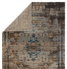 Cicero Indoor/Outdoor Medallion Tan & Blue Rug