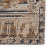 Cicero Indoor/Outdoor Medallion Tan & Blue Rug