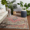 Cicero Indoor/Outdoor Medallion Pink & Taupe Rug