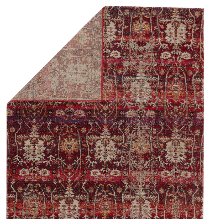 Genesee Indoor/Outdoor Trellis Red & Beige Rug