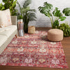 Genesee Indoor/Outdoor Trellis Red & Beige Rug