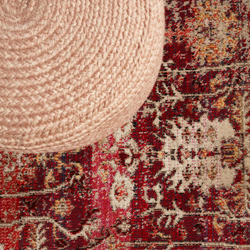 Genesee Indoor/Outdoor Trellis Red & Beige Rug