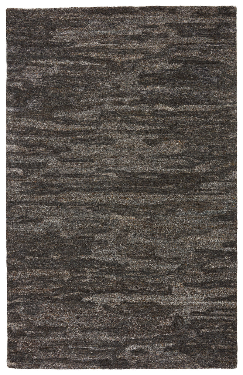 Fjord Handmade Abstract Gray Rug