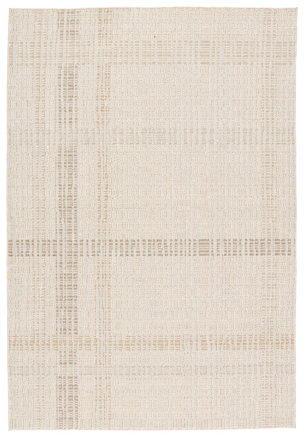 Paradizo Indoor/ Outdoor Aeor Beige & Light Brown Rug 1