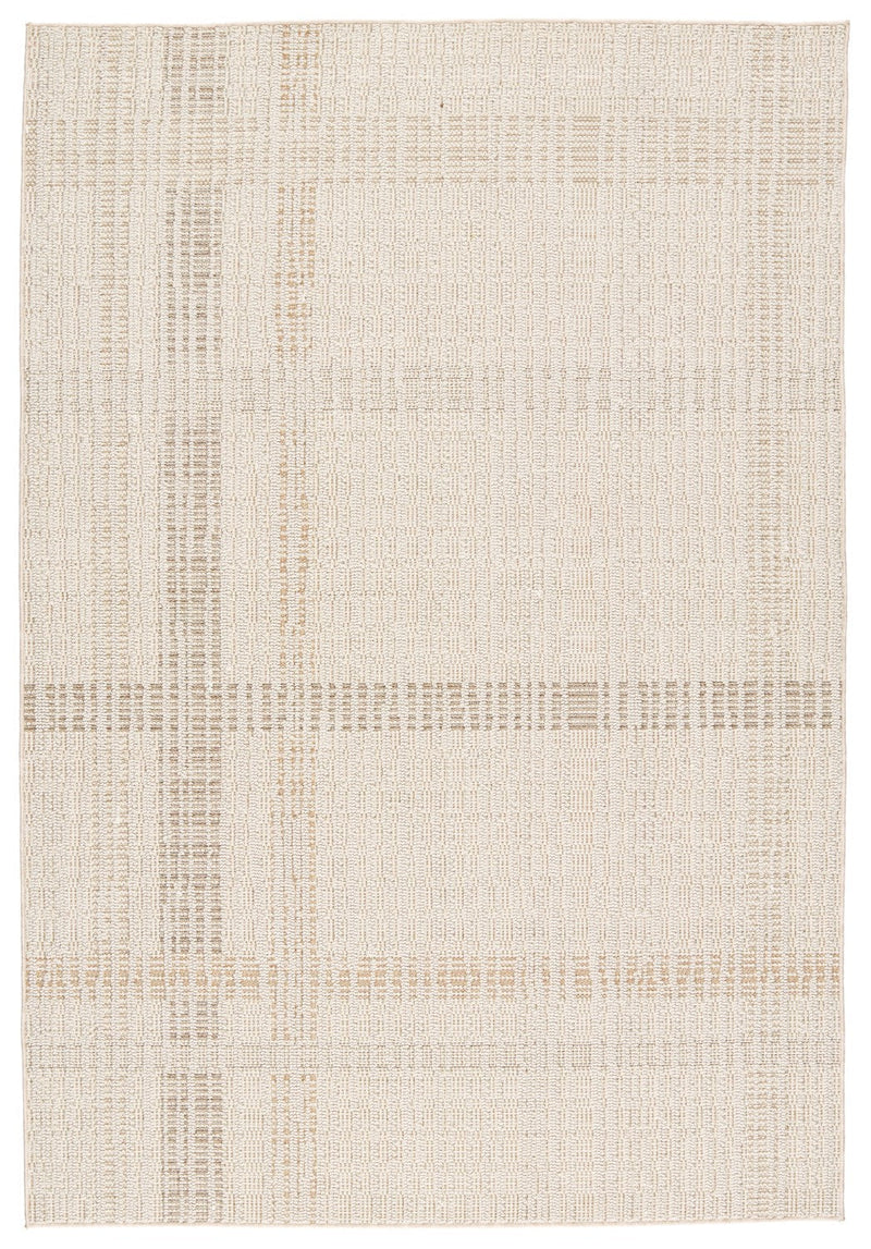 Paradizo Indoor/ Outdoor Aeor Beige & Light Brown Rug 1