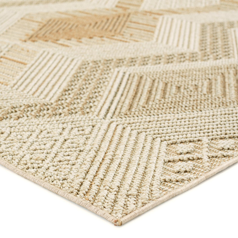 Paradizo Indoor/ Outdoor Reyes Beige & Light Brown Rug 2