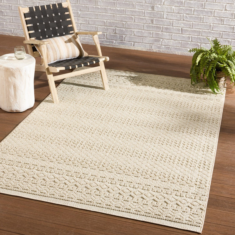 Paradizo Indoor/ Outdoor Carina Beige Rug 5