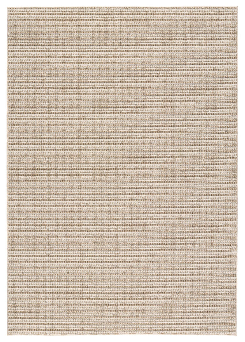 Paradizo Indoor/ Outdoor Arlyn Cream & Beige Rug 1