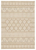 Paradizo Indoor/ Outdoor Xyla Cream & Brown Rug 1