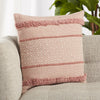 Imena Trellis Pillow in Pink & Cream