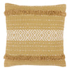 Palmyra Tribal Pillow in Green & White