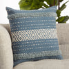 Palmyra Tribal Pillow in Blue & White