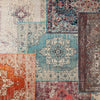 Sontag Medallion Orange & Brown Area Rug