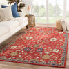 Emersen Handmade Oriental Red & Blue Area Rug