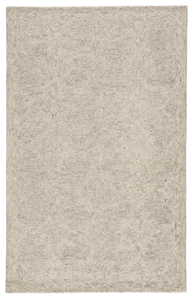 Corian Handmade Trellis Gray Area Rug