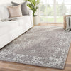 Wintour Handmade Medallion Gray Area Rug