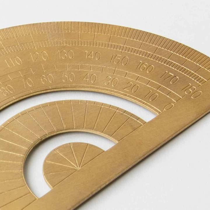 Brass Protractor design by Izola