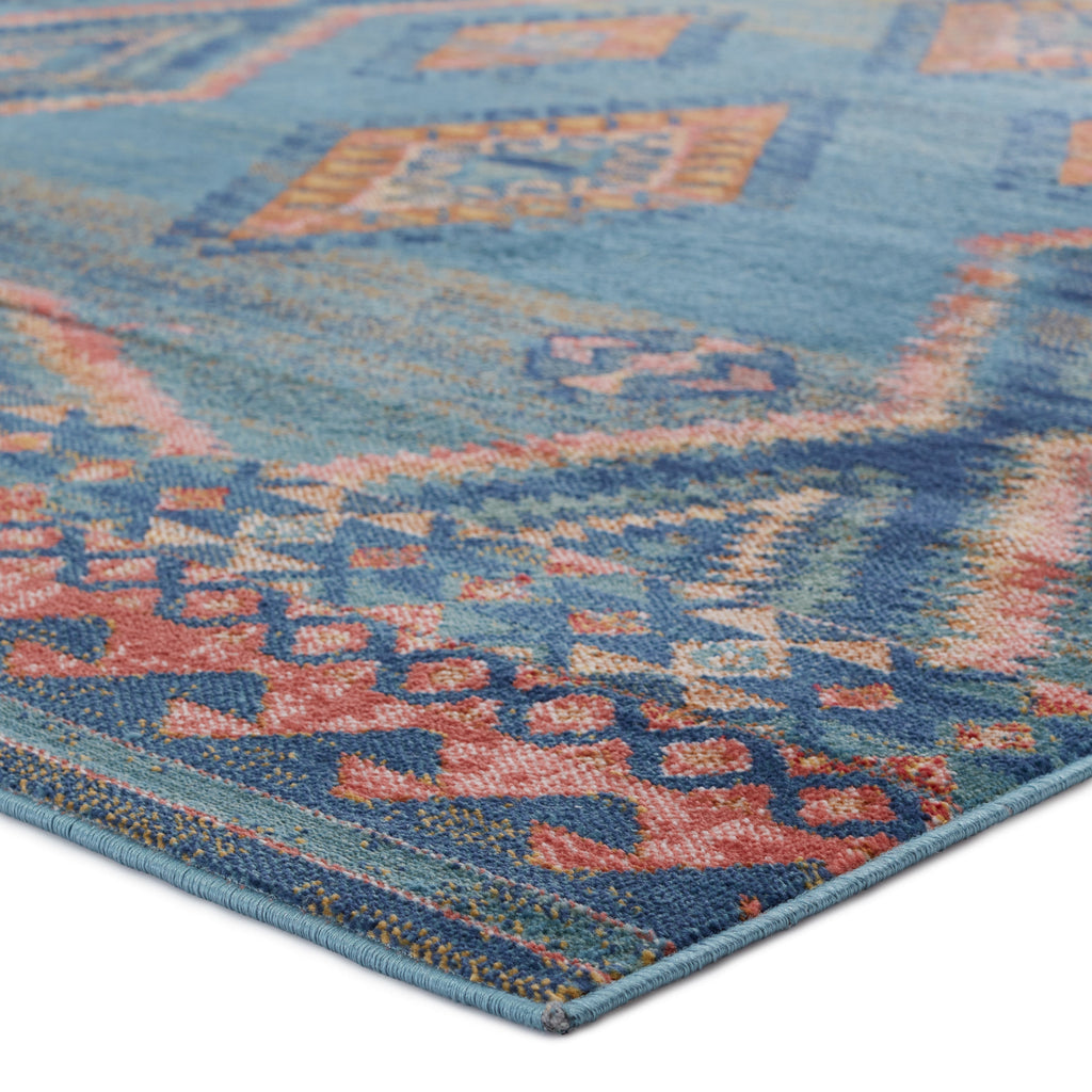 Prisma Jumelle Blue & Gold Rug 2