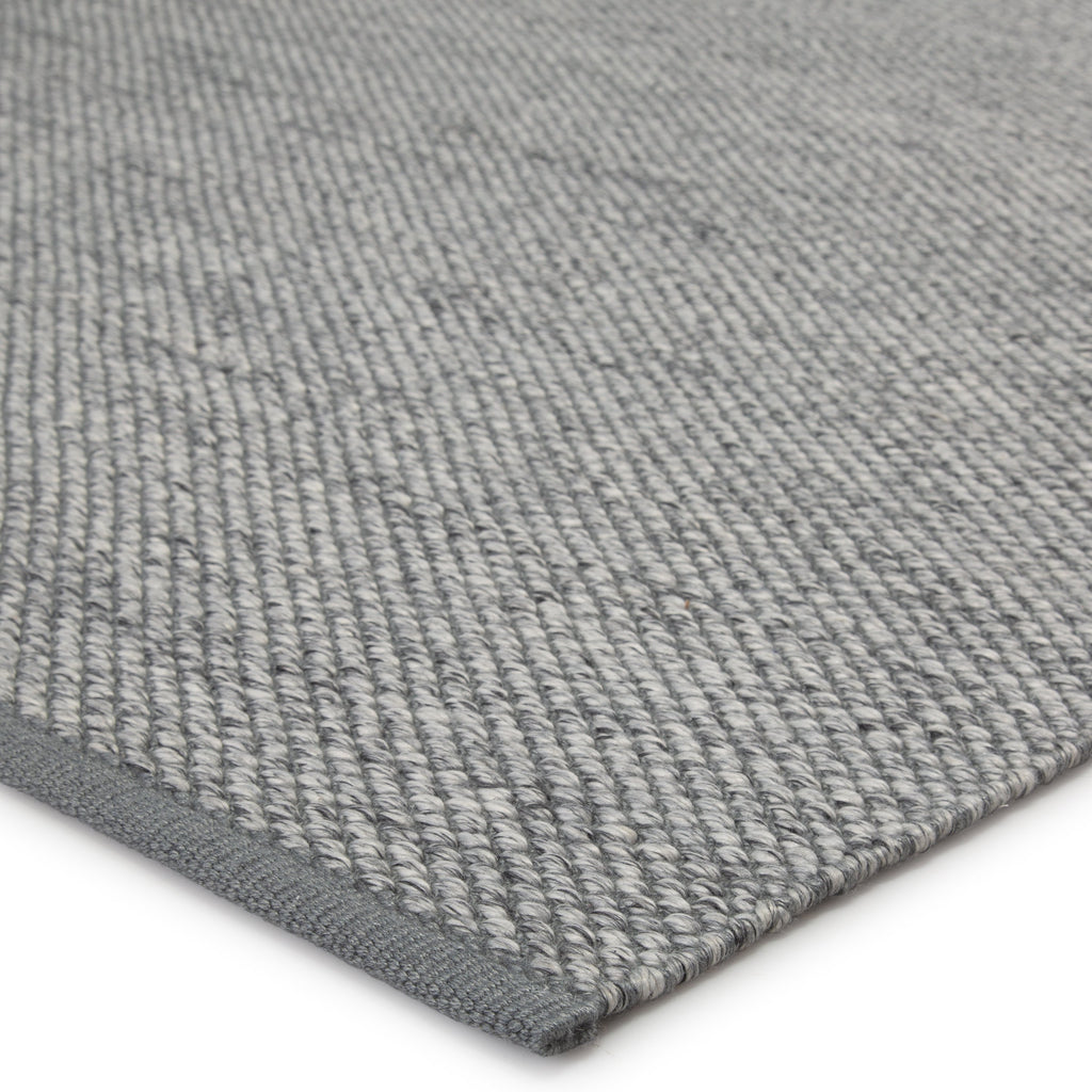 Lamanda Indoor/Outdoor Solid Gray & Ivory Rug