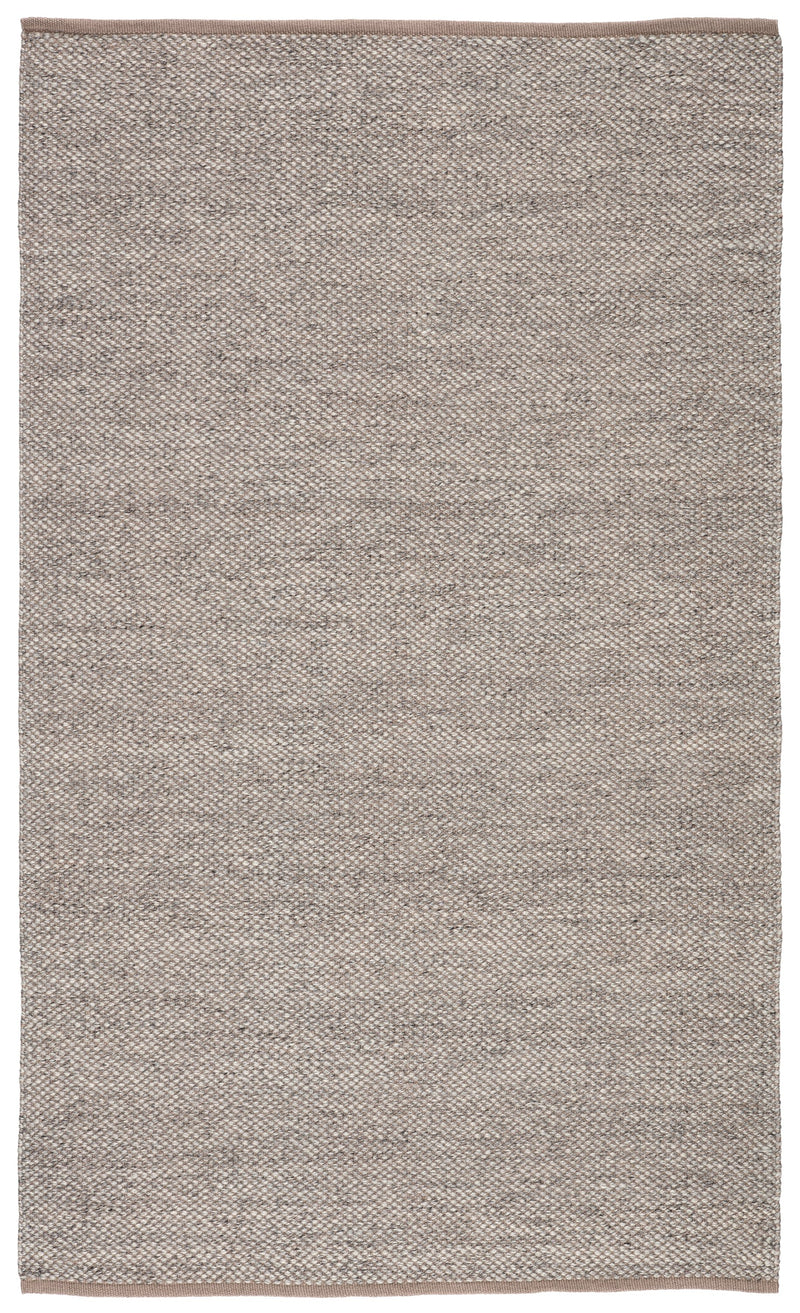 Lamanda Indoor/Outdoor Solid Taupe & Gray Rug