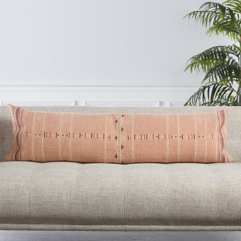 Amezri Tribal Pillow in Blush by Jaipur Living