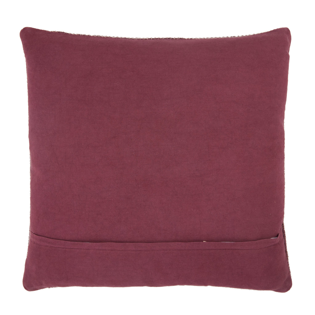 Rania Tribal Pillow in Purple & White by Jaipur Living