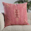 Shazi Tribal Pillow in Pink & Tan