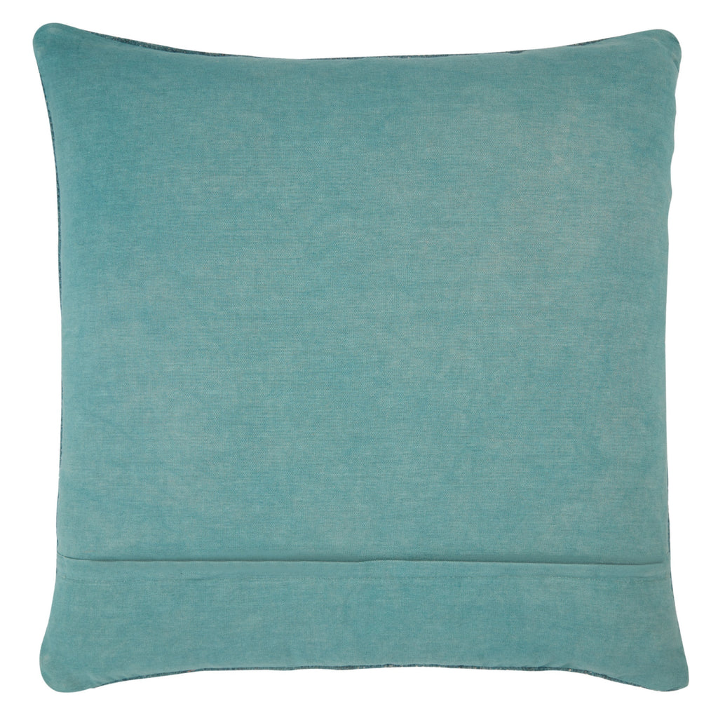 Zaida Tribal Pillow in Teal & Terracotta