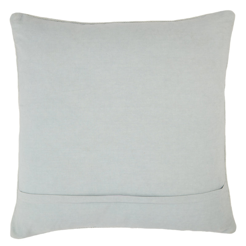 Elina Tribal Pillow in Light Blue & Brown by Jaipur Living