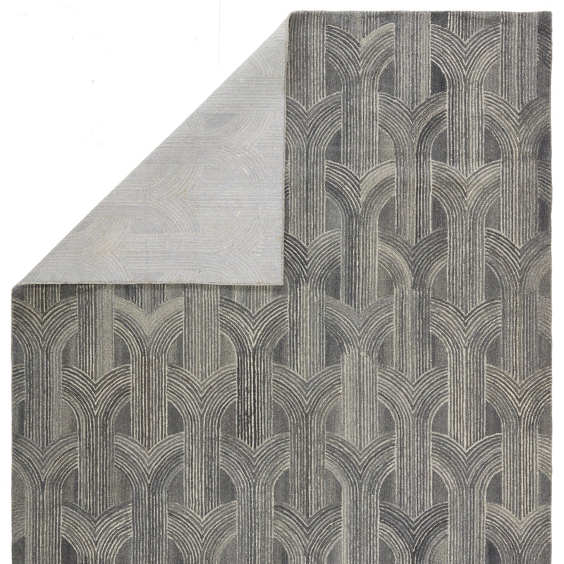 Manhattan Handmade Trellis Gray Rug