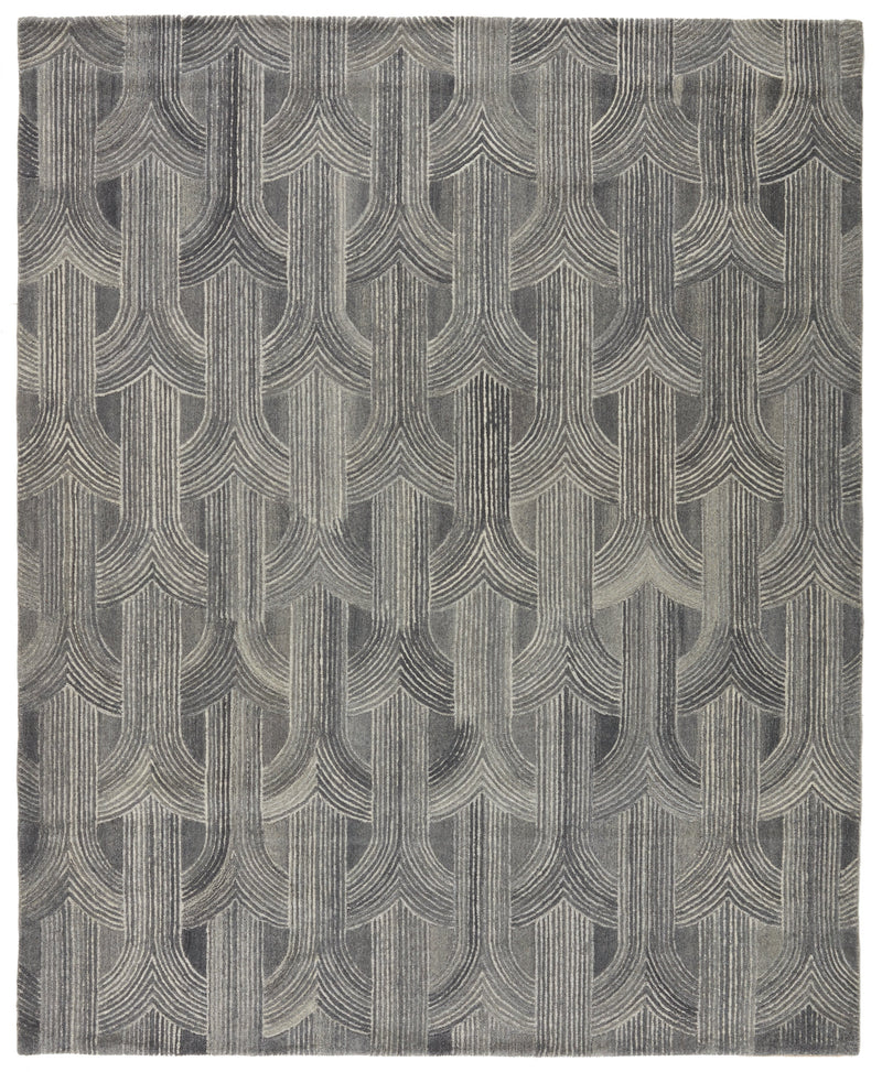 Manhattan Handmade Trellis Gray Rug