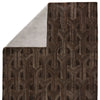 Manhattan Handmade Trellis Dark Brown & Ivory Rug