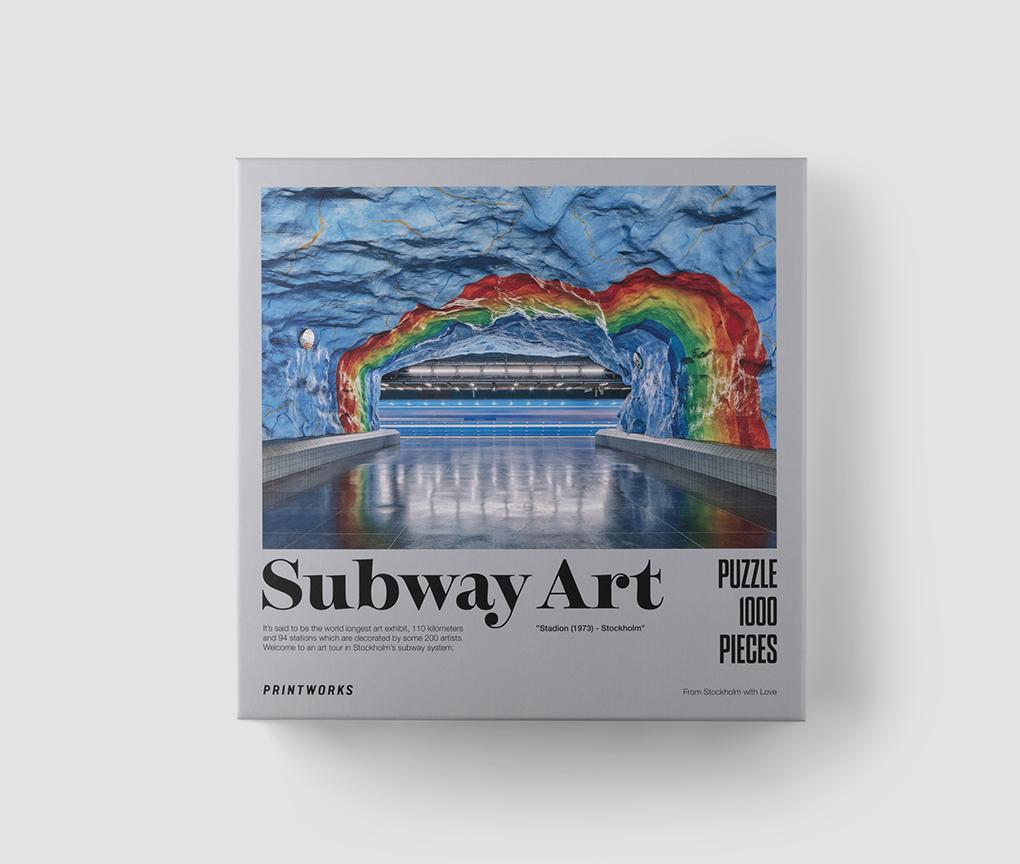 Puzzle - Subway Art Rainbow