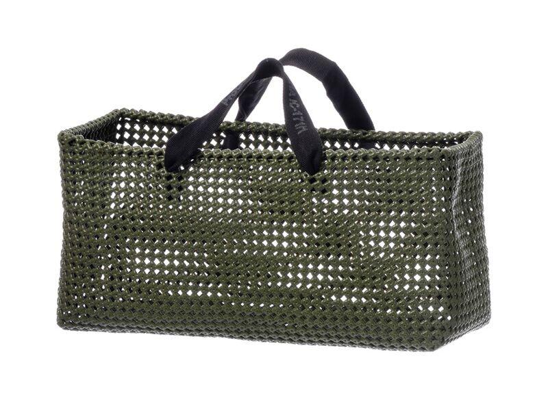 Plastic Straw Bag - Olive