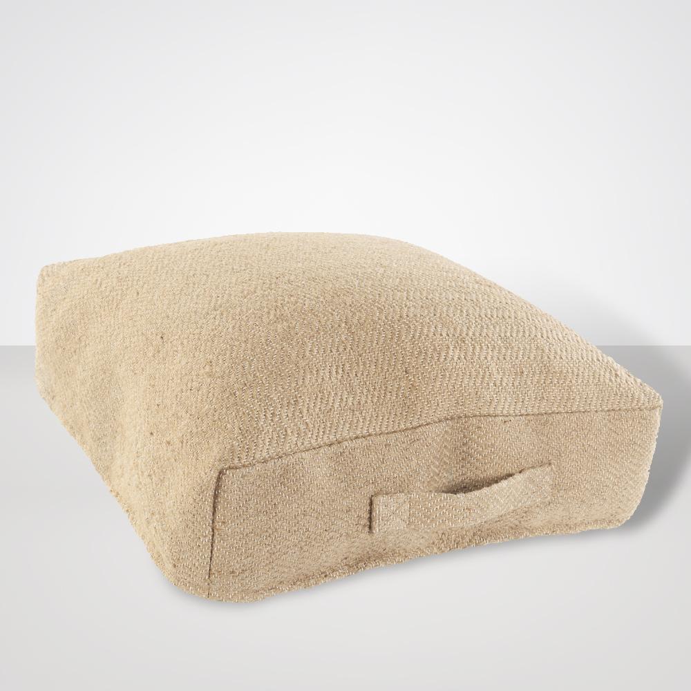 Palmetto Jute Floor Pillow