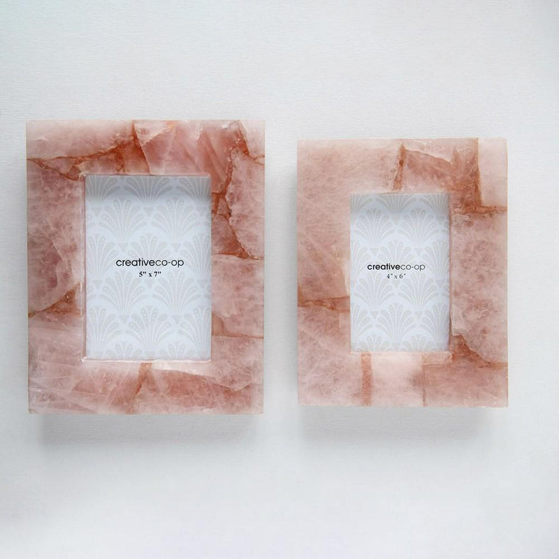 Pink Quartz Photo Frame