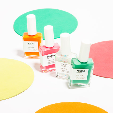 poketo nail polish in various colors 10