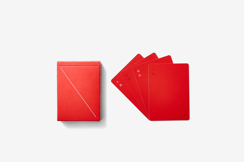 Minim Playing Cards in Red