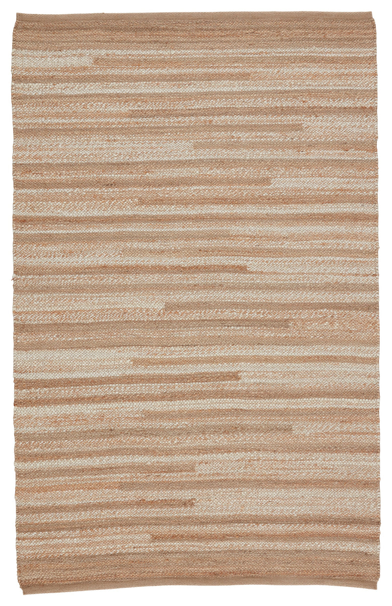 Avena Natural Striped Beige & Cream Rug by Jaipur Living