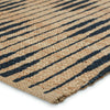 Raya Handwoven Atolia Natural & Navy Rug 2