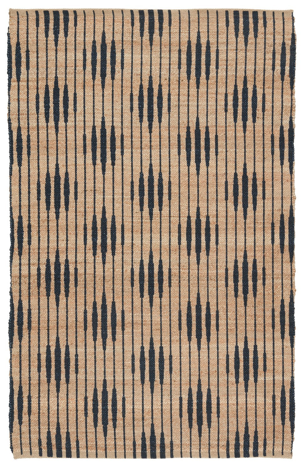 Raya Handwoven Atolia Natural & Navy Rug 1