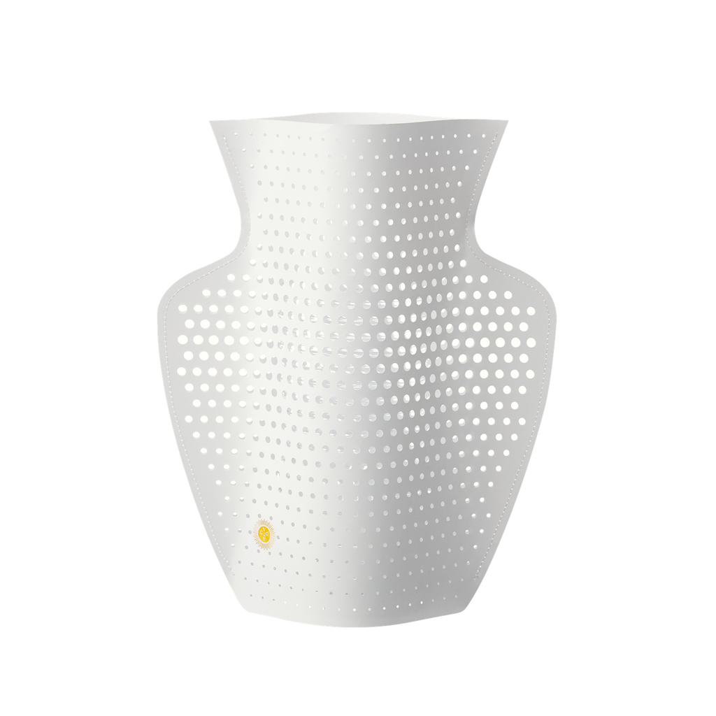 Cyano White Large Paper Vase