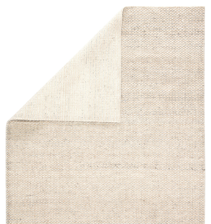 Limon Indoor/ Outdoor Solid Ivory & Gray Area Rug