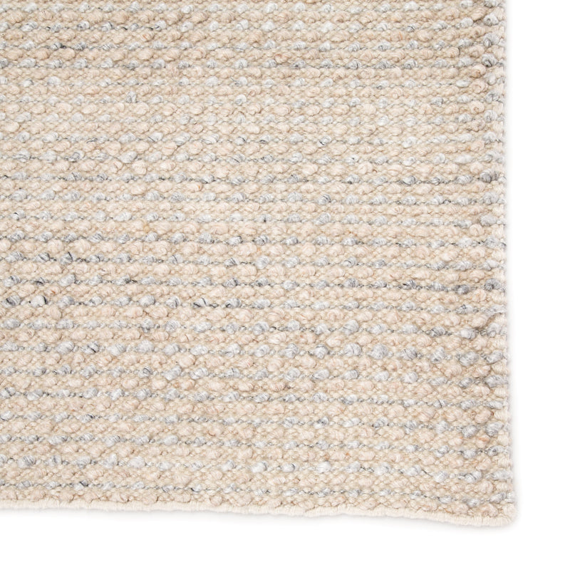 Limon Indoor/ Outdoor Solid Ivory & Gray Area Rug