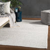 Limon Indoor/ Outdoor Solid Ivory & Gray Area Rug