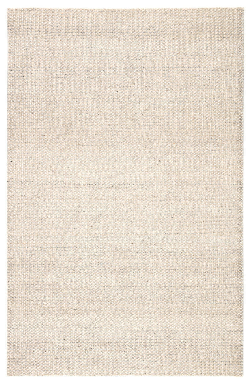 Limon Indoor/ Outdoor Solid Ivory & Gray Area Rug