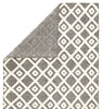 Bosc Indoor/ Outdoor Trellis Ivory & Black Area Rug