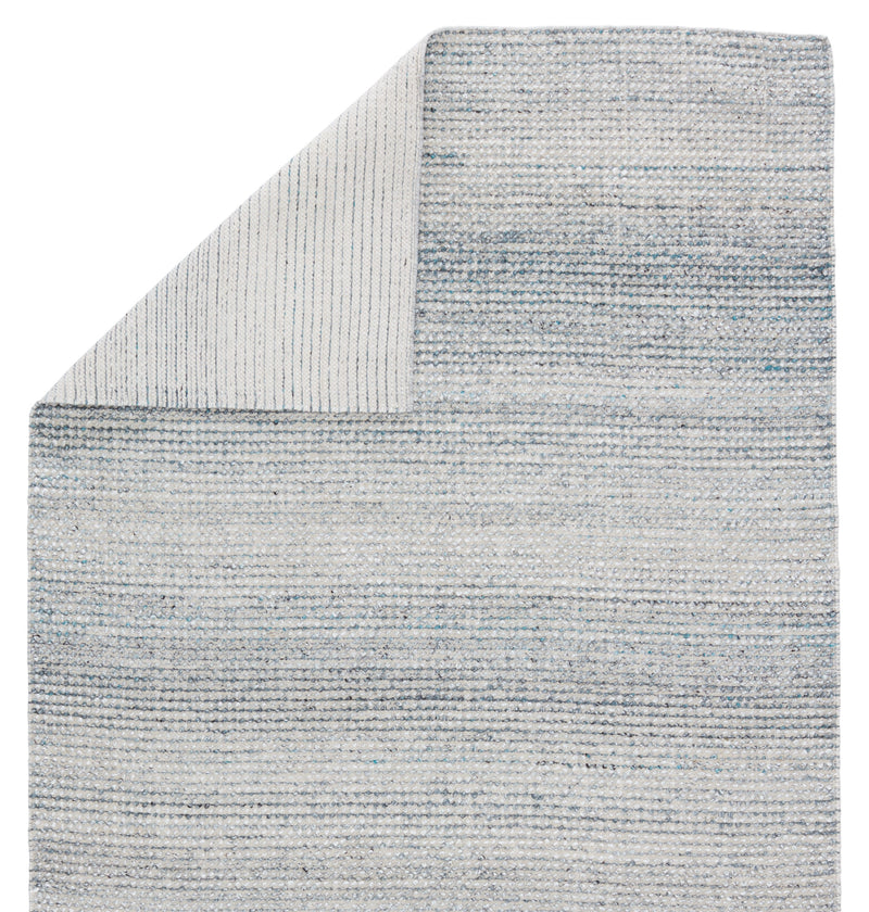 Crispin Indoor/Outdoor Solid Blue & White Rug