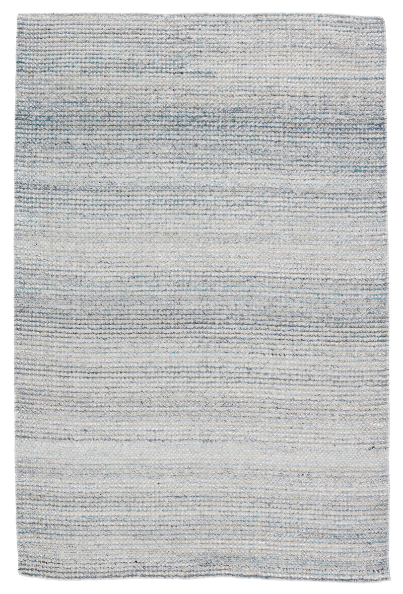 Crispin Indoor/Outdoor Solid Blue & White Rug