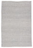 Crispin Indoor/Outdoor Solid Grey & Ivory Rug